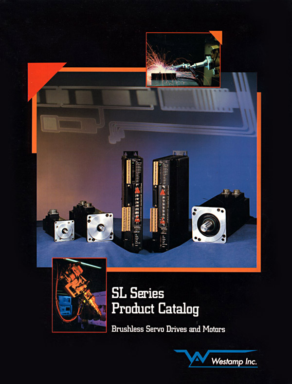 Westamp SL servo motor catalog cover