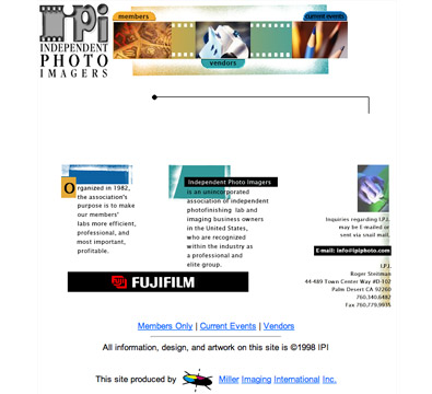 ipi photo web home page
